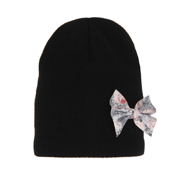 Girl's winter/ autumn hat black Kleo