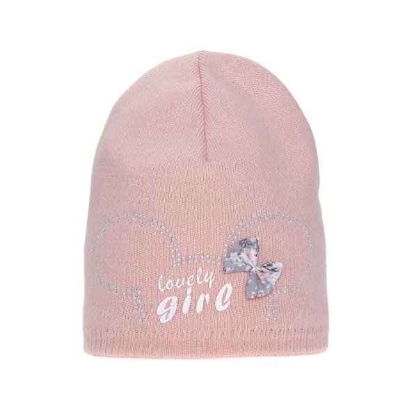 Girl's winter/ autumn hat pink Agnes