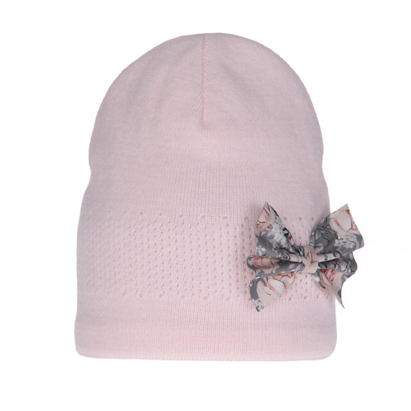 Girl's winter/ autumn hat pink Kleo