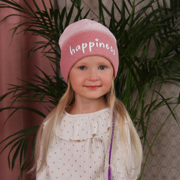 Girl's winter/ autumn hat pink Lana