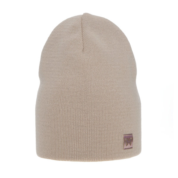 Girl's winter hat beige Afrodit