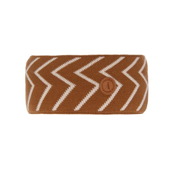 Girl's winter headband brown Koko