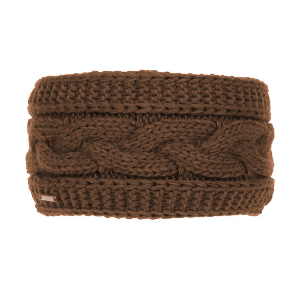 Girl's winter headband brown Rewia