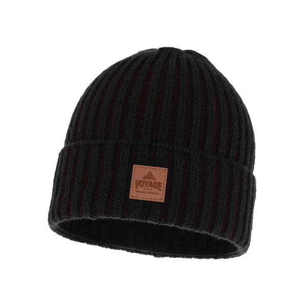 Men's winter hat black Benet