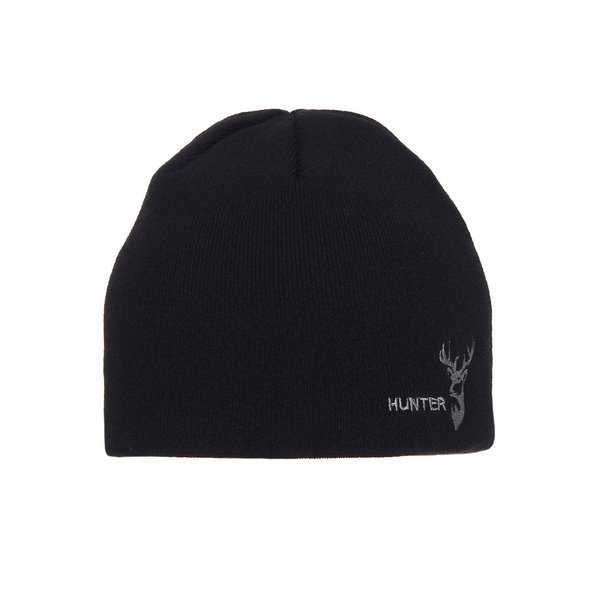 Men's winter hat black Hunter