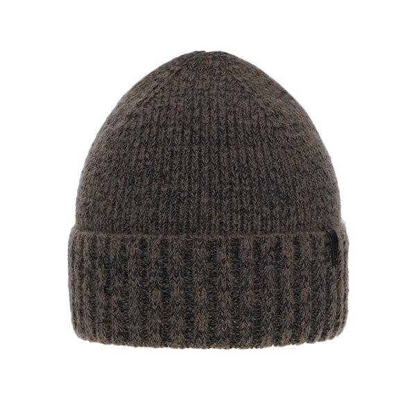 Men's winter hat - brown merino wool Nori