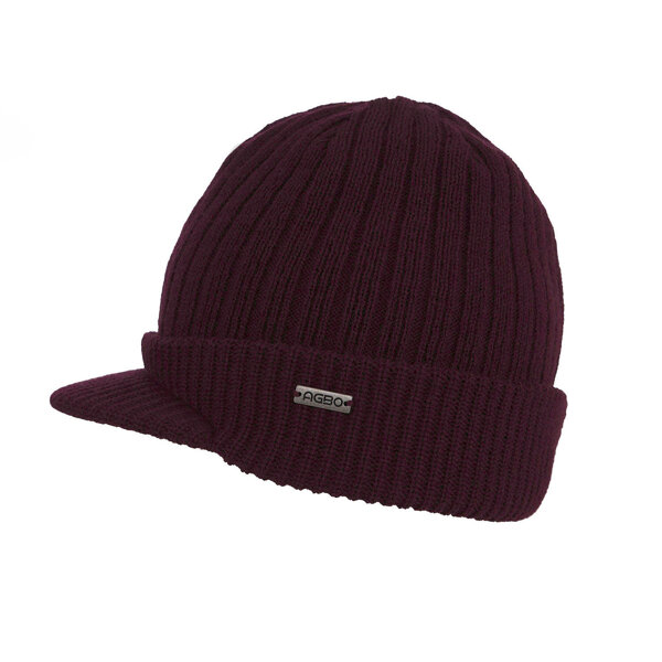 Men's winter hat burgund Taker