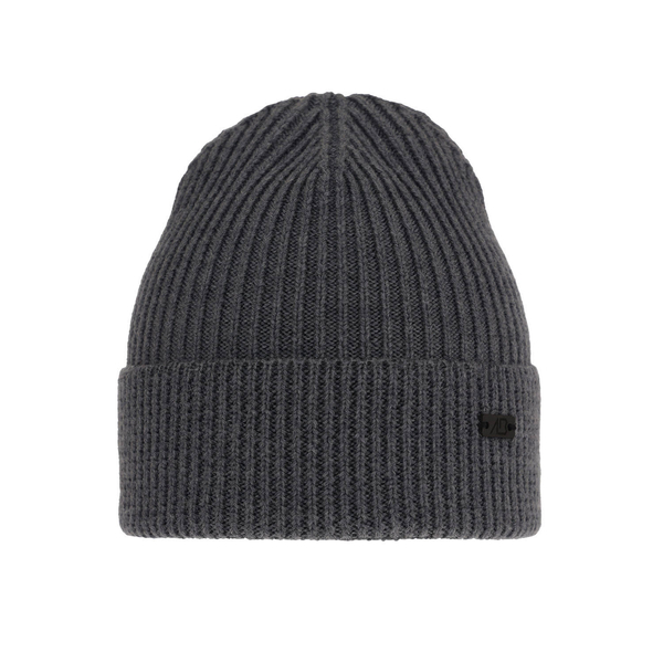 Men's winter hat grey Owen 100% Extra Fine Merino Wool