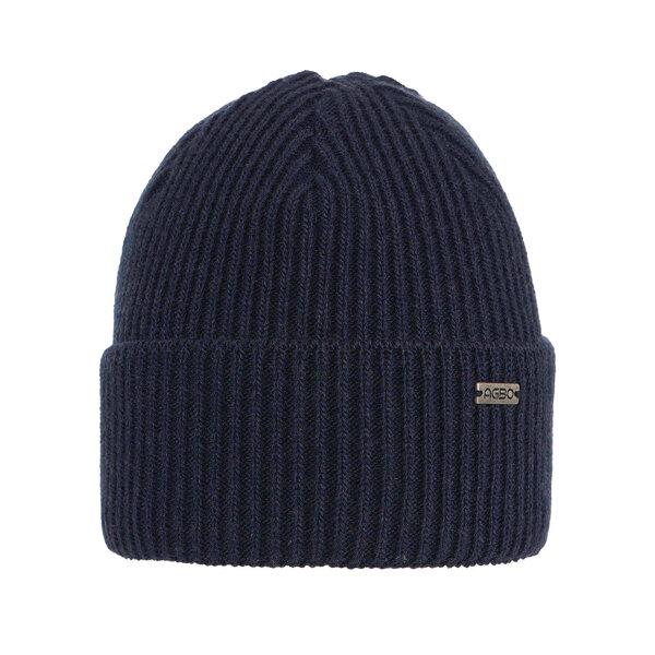 Men's winter hat navy blue Alkazar