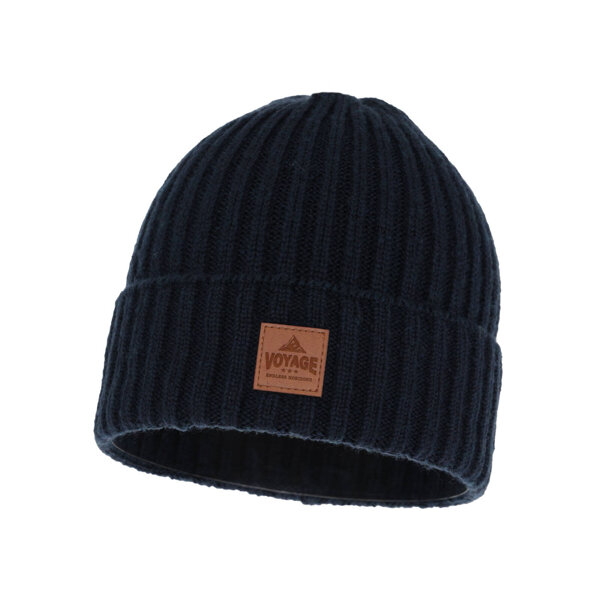 Men's winter hat navy blue Benet