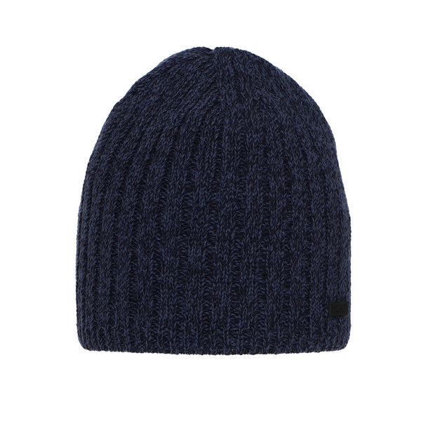 Men's winter hat navy blue Rywal