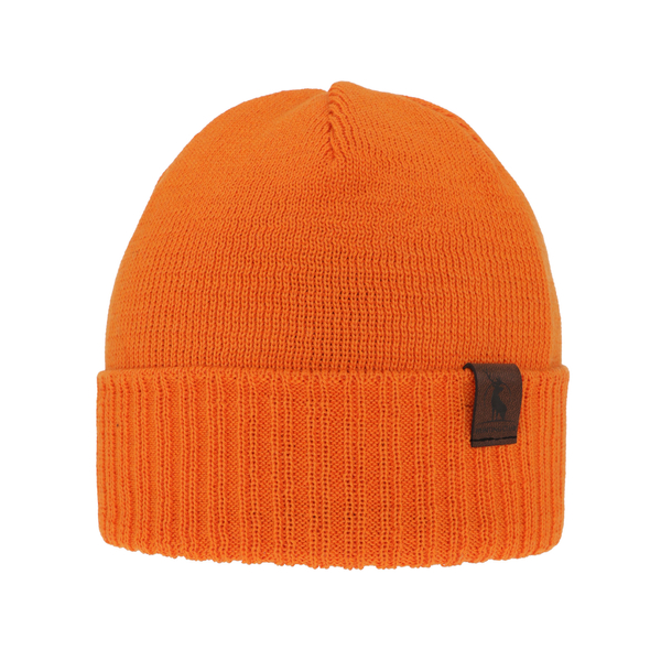 Men's winter hat - orange merino wool Hogan