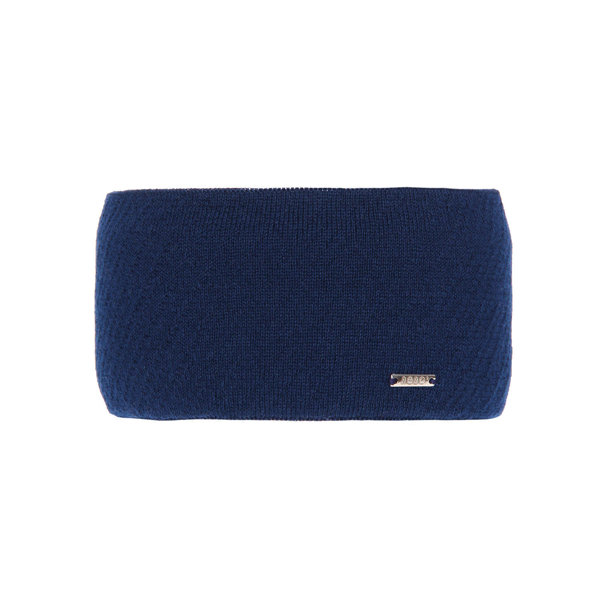 Woman's Winter Headband Navy Blue Merino Wool Katrina