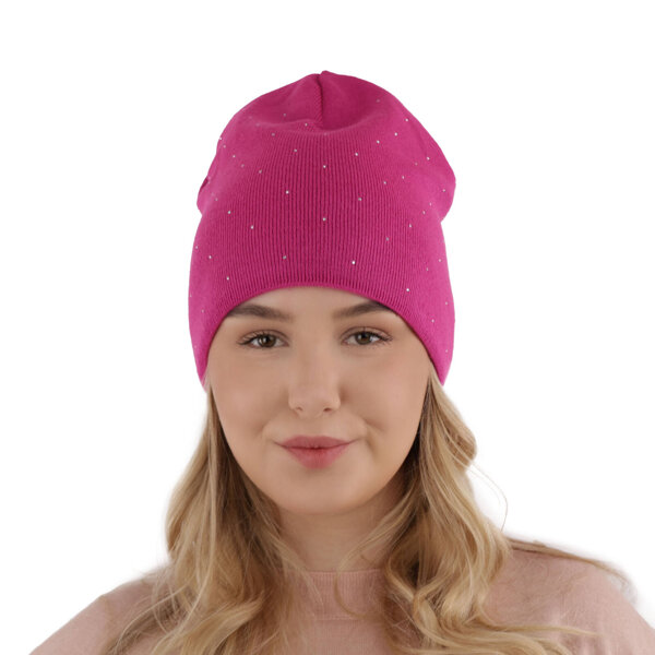 Woman's spring/ autumn hat pink Grecja