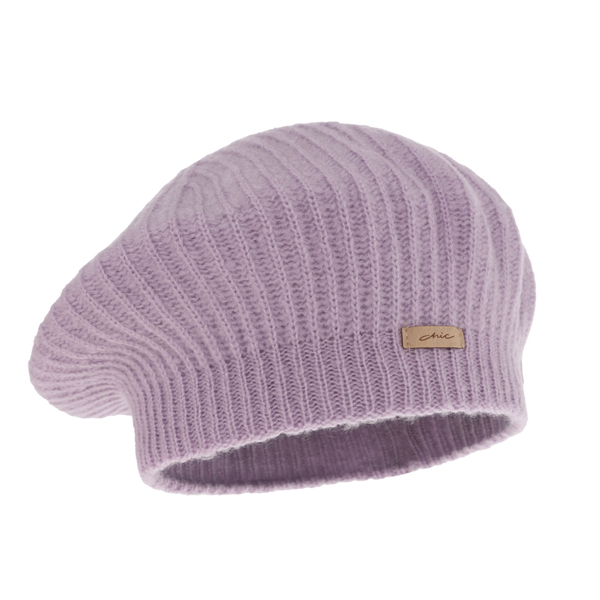 Woman's winter beret violet Grace