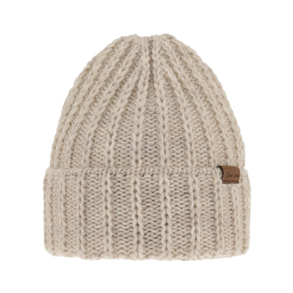 Woman's winter hat beige Ceres