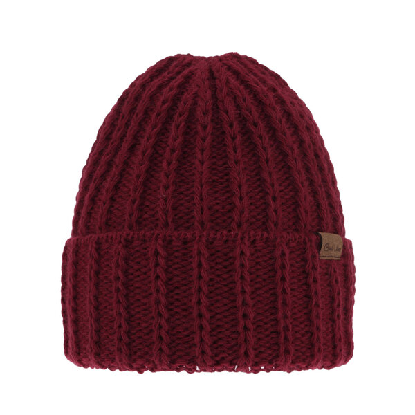 Woman's winter hat burgund Ceres