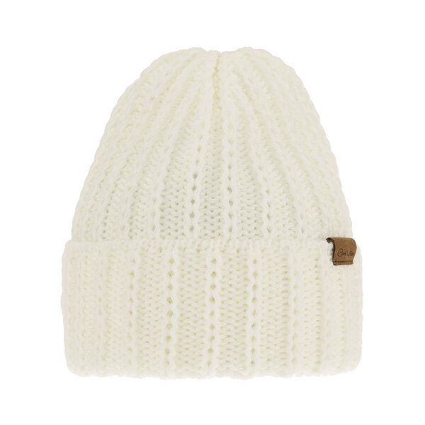 Woman's winter hat ecru Ceres