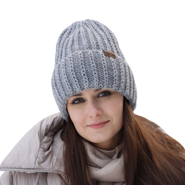 Woman's winter hat grey Ceres