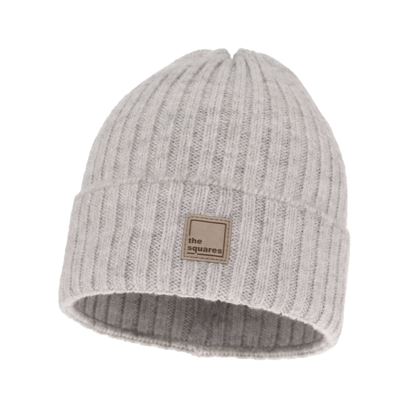 Woman's winter hat grey merino wool Benedetta