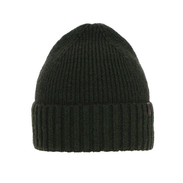 Woman's winter hat, khaki, merino wool Alvara