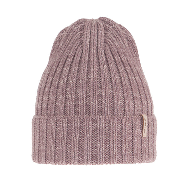 Woman's winter hat pink merino wool Missi