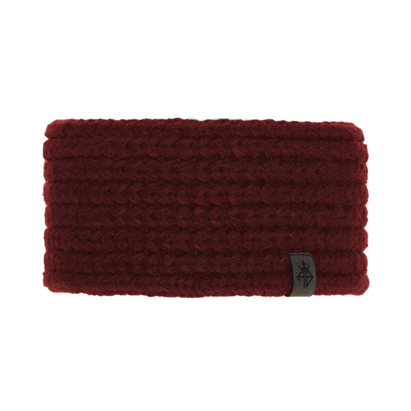 Woman's winter headband burgund Alexis