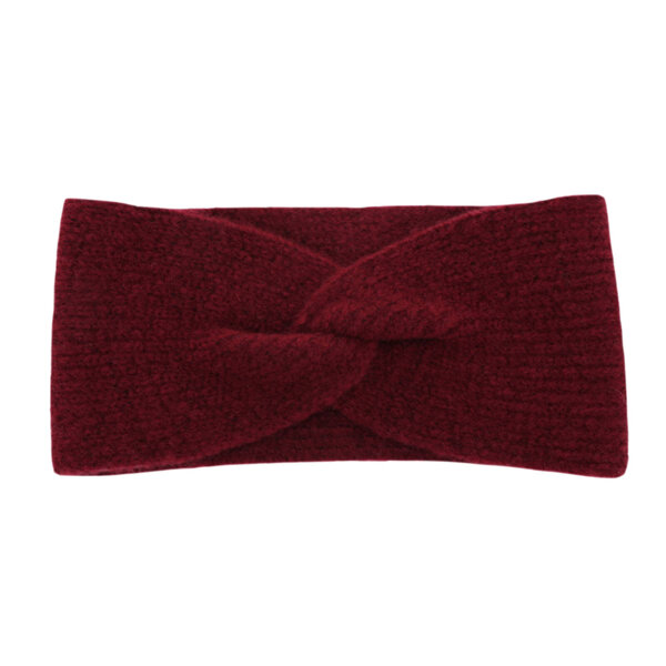 Woman's winter headband burgund Florence