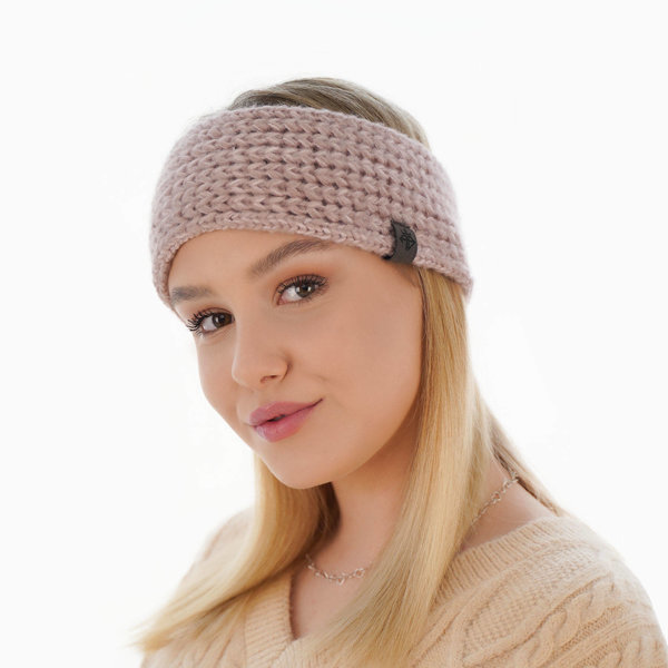 Woman's winter headband pink Alexis