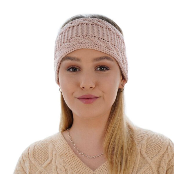 Woman's winter headband pink Bera