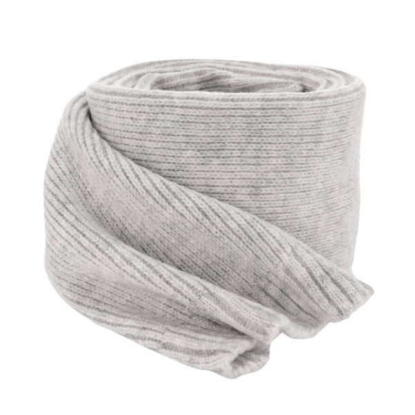 Women's winter scarf grey merino wool Loretta