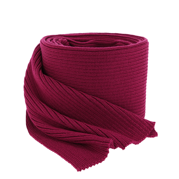 Women's winter tube scarf pink 100% extra fine merino wool Jessica