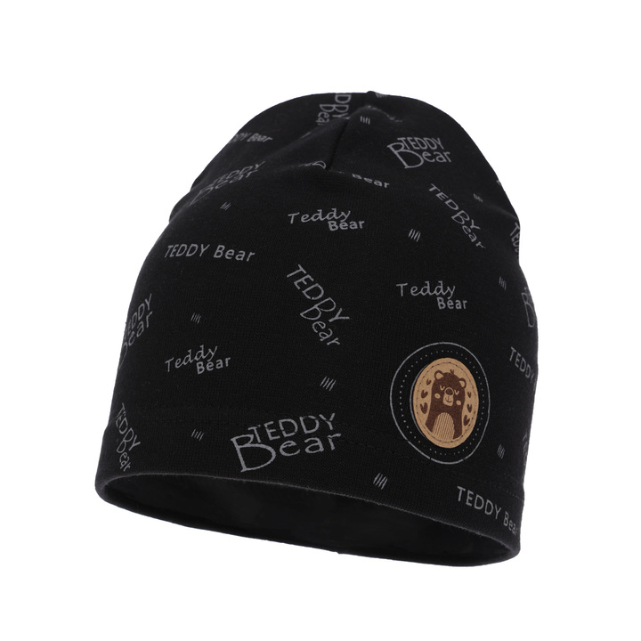 Boy's spring/ autumn hat black Tedi