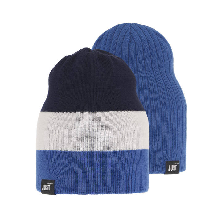 Boy's spring/ autumn hat double-sided blue Tanger