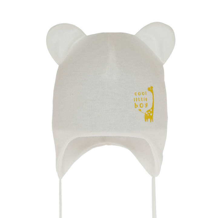 Boy's spring/ autumn hat ecru Figo