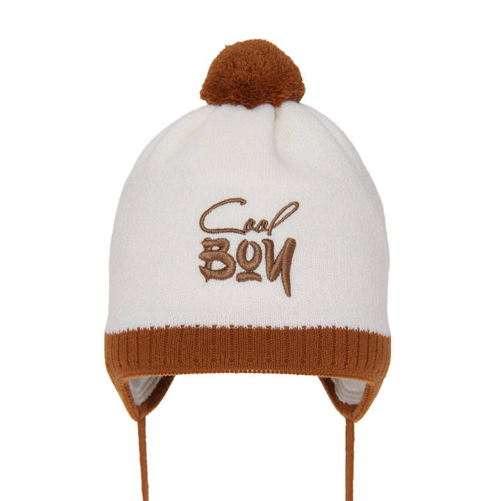 Boy's spring/ autumn hat ecru Korni