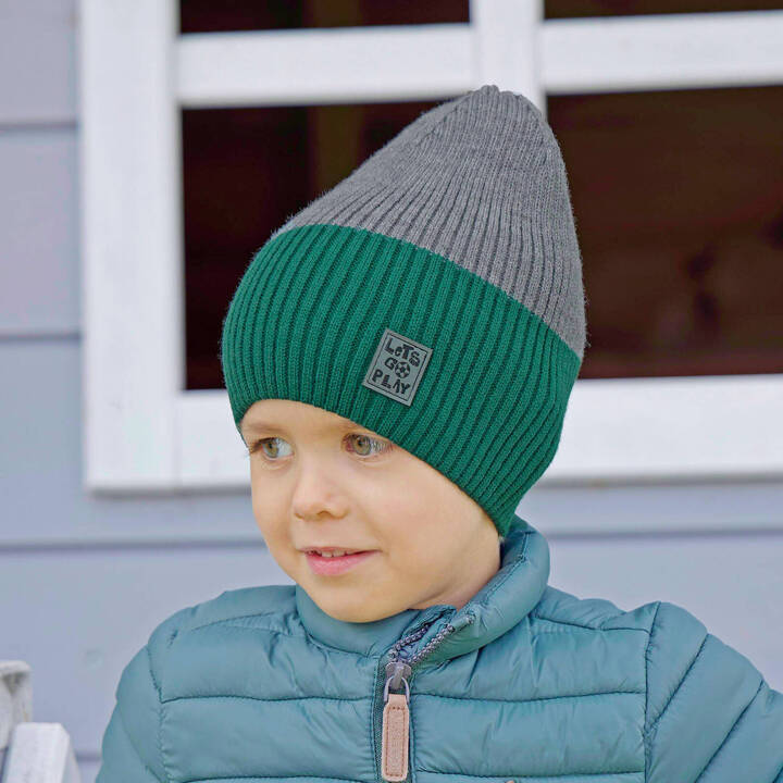 Boy's spring/ autumn hat green Level