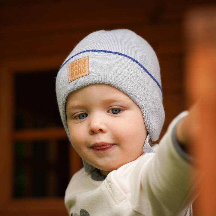 Boy's spring/ autumn hat grey Ethan