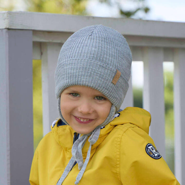 Boy's spring/ autumn hat grey Kapsel