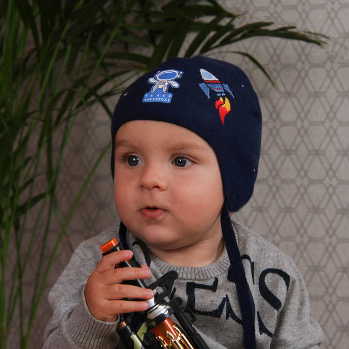 Boy's spring/ autumn hat navy blue Armin