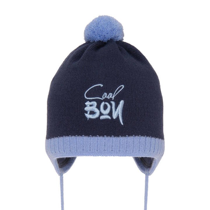 Boy's spring/ autumn hat navy blue Korni