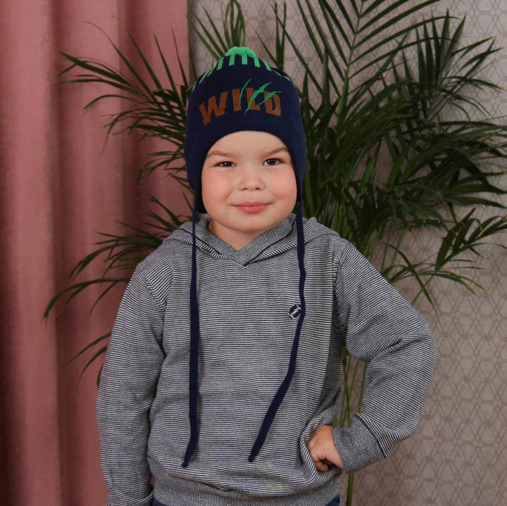 Boy's spring/ autumn hat navy blue Thor