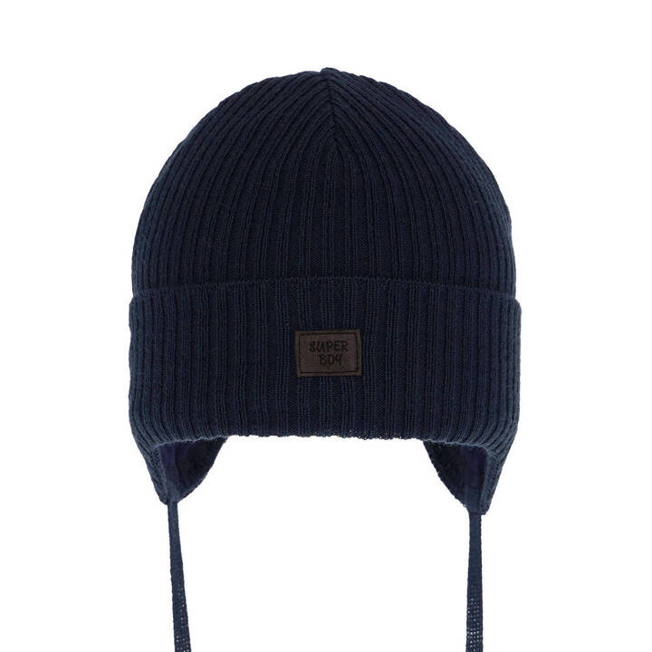 Boy's spring/ autumn hat navy blue Tofil