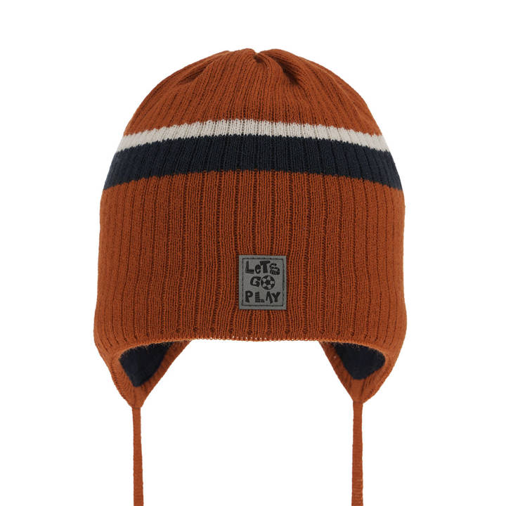 Boy's spring/ autumn hat orange Oliver