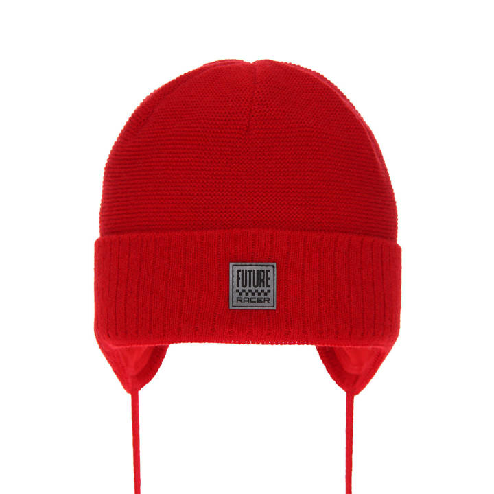 Boy's spring/ autumn hat red Parys