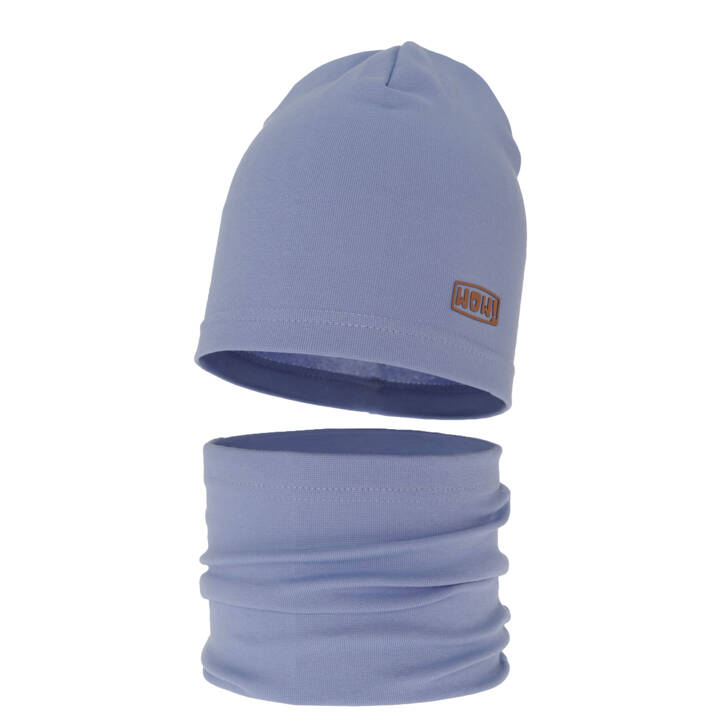 Boy's spring/ autumn set: hat and tube scarf blue Frizer