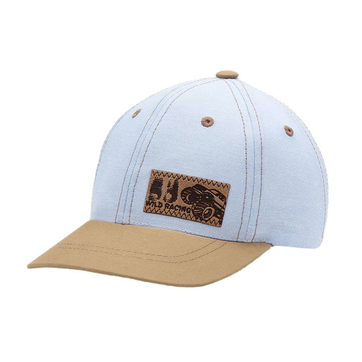 Boy's summer cap light blue Leo