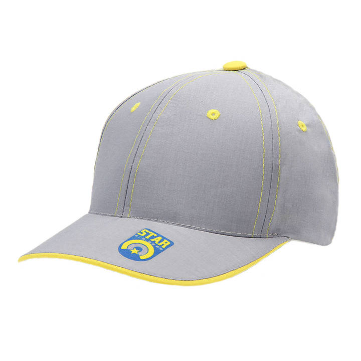 Boy's summer cap light grey Stars