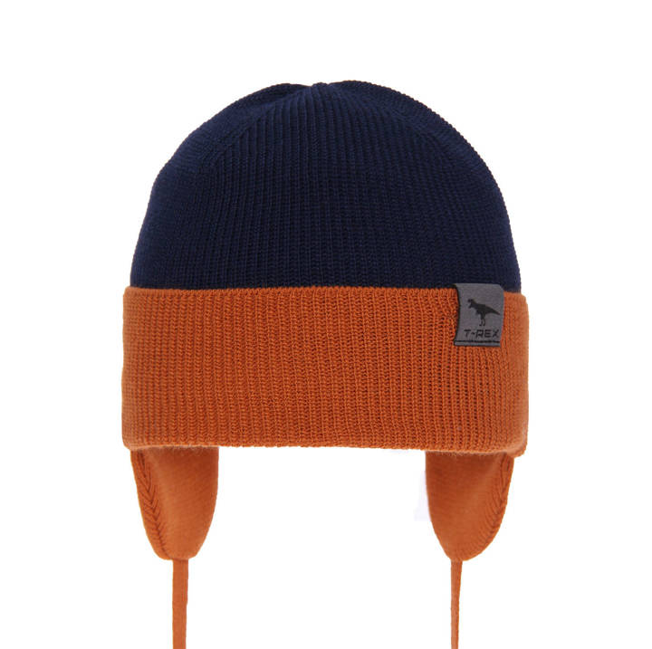 Boy's winter/ autumn hat orange Pegaz