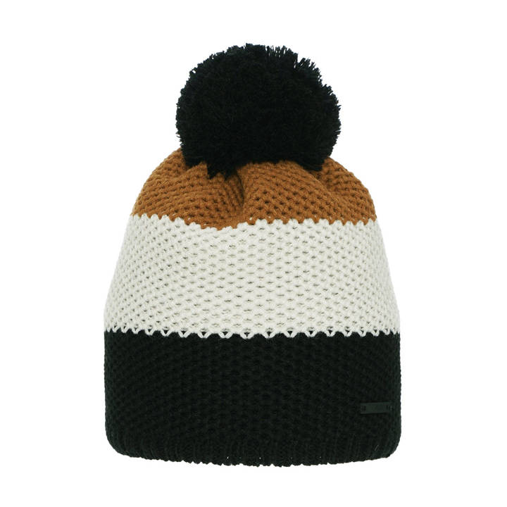 Boy's winter hat black Rodeo with pompom